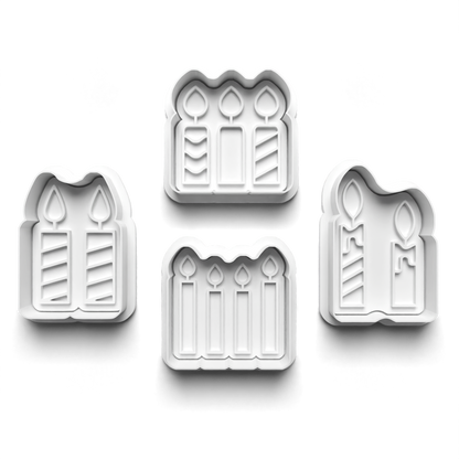 Candle - Birthday Theme - stamp and matching cutter M1006
