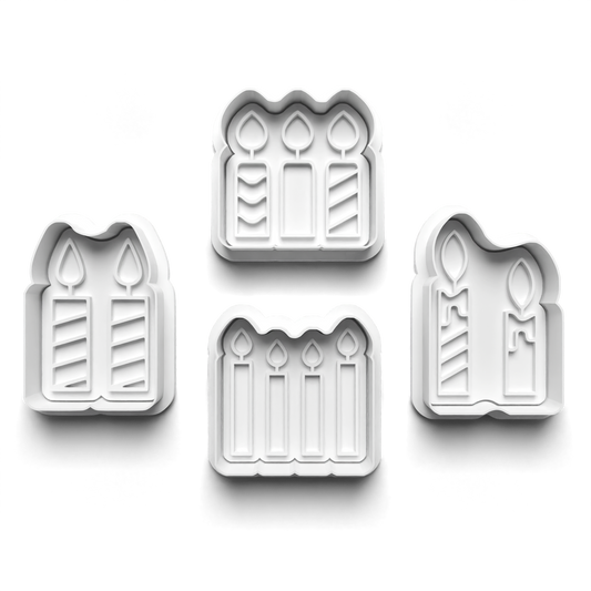 Candle - Birthday Theme - stamp and matching cutter M1006
