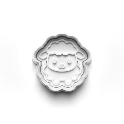 Farm set cookie cutter + stamp 1013