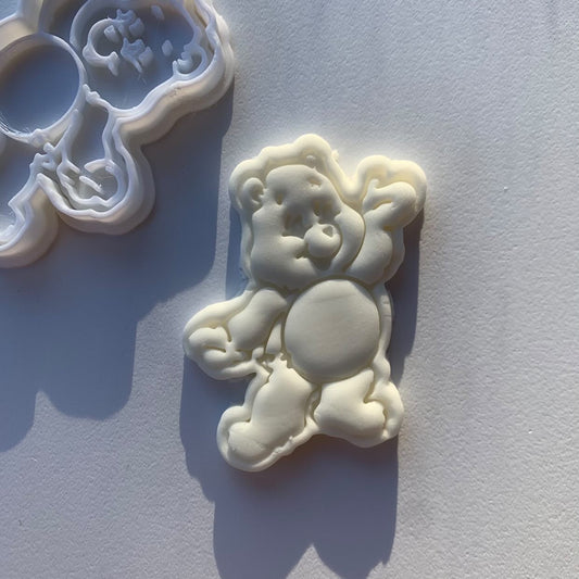 Care bear - cookie cutter + stamp - style 1
