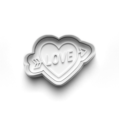 Valentine - stamp + cutter 1052