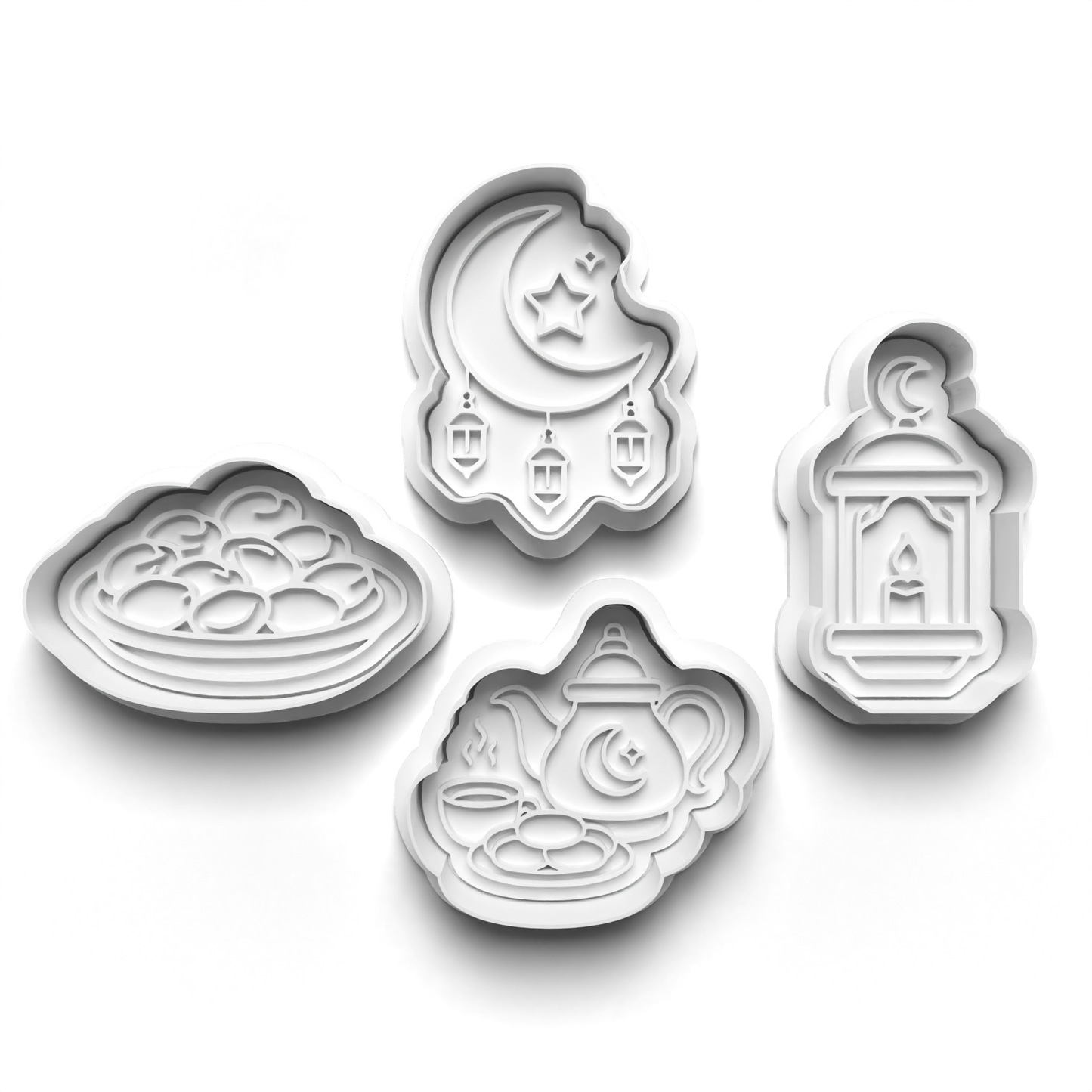 ramadan set of 4 cutter + stamp 1065