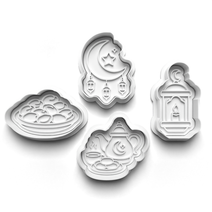 ramadan set of 4 cutter + stamp 1065