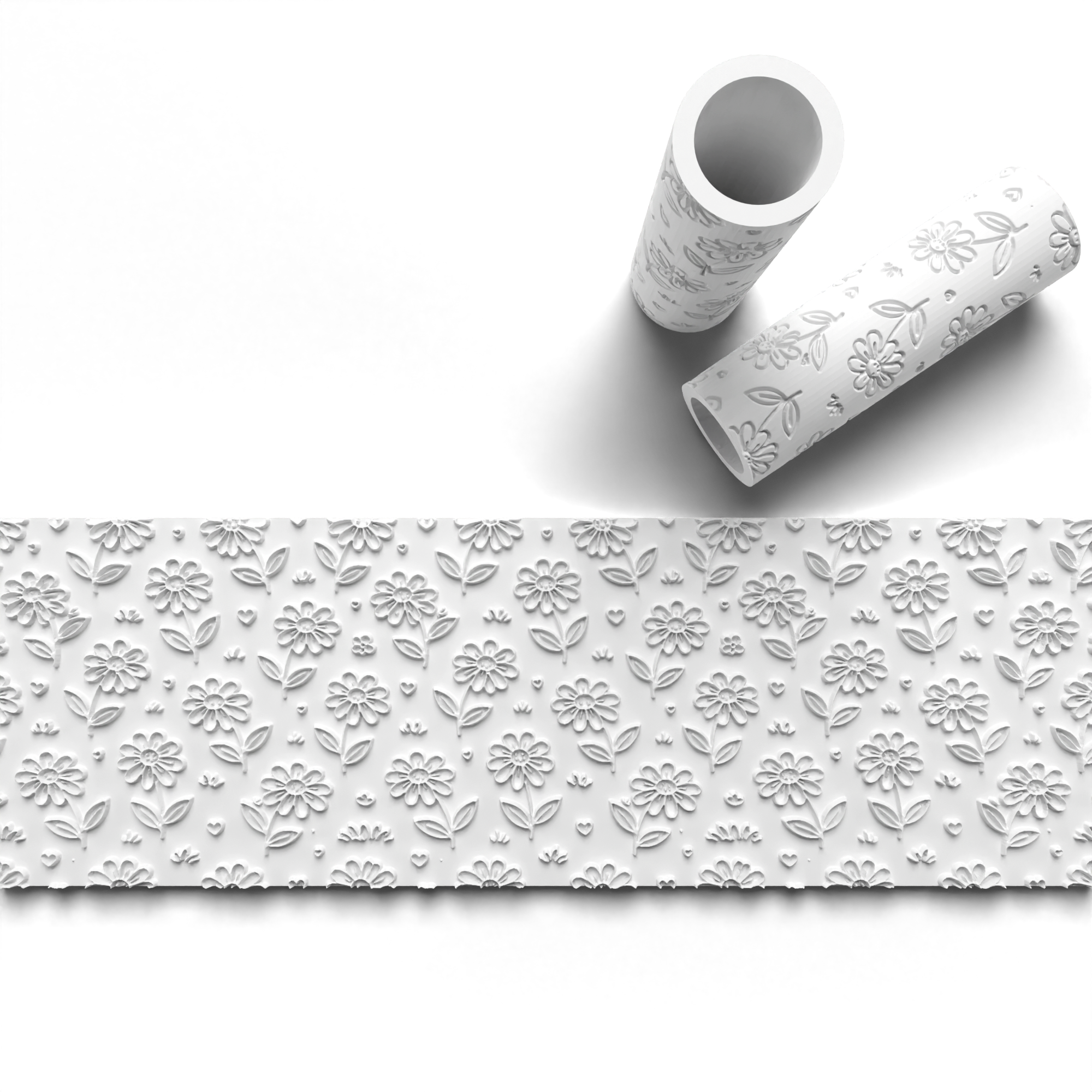 Spring texture roller pattern 1075_2 – MEG cookie cutters