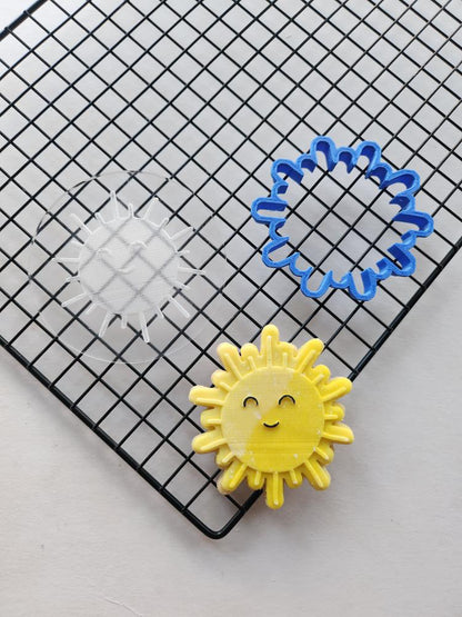 Baby sun - Cookie cutter + Debossing MEG cookie cutters