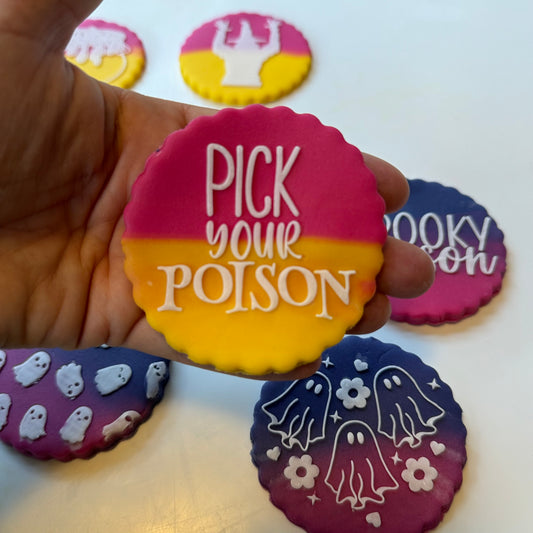 Pick your poison - Halloween collection - deboss