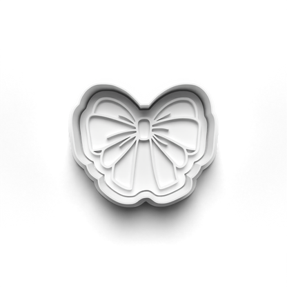 coquette Bows stamp and matching cutter - 1116