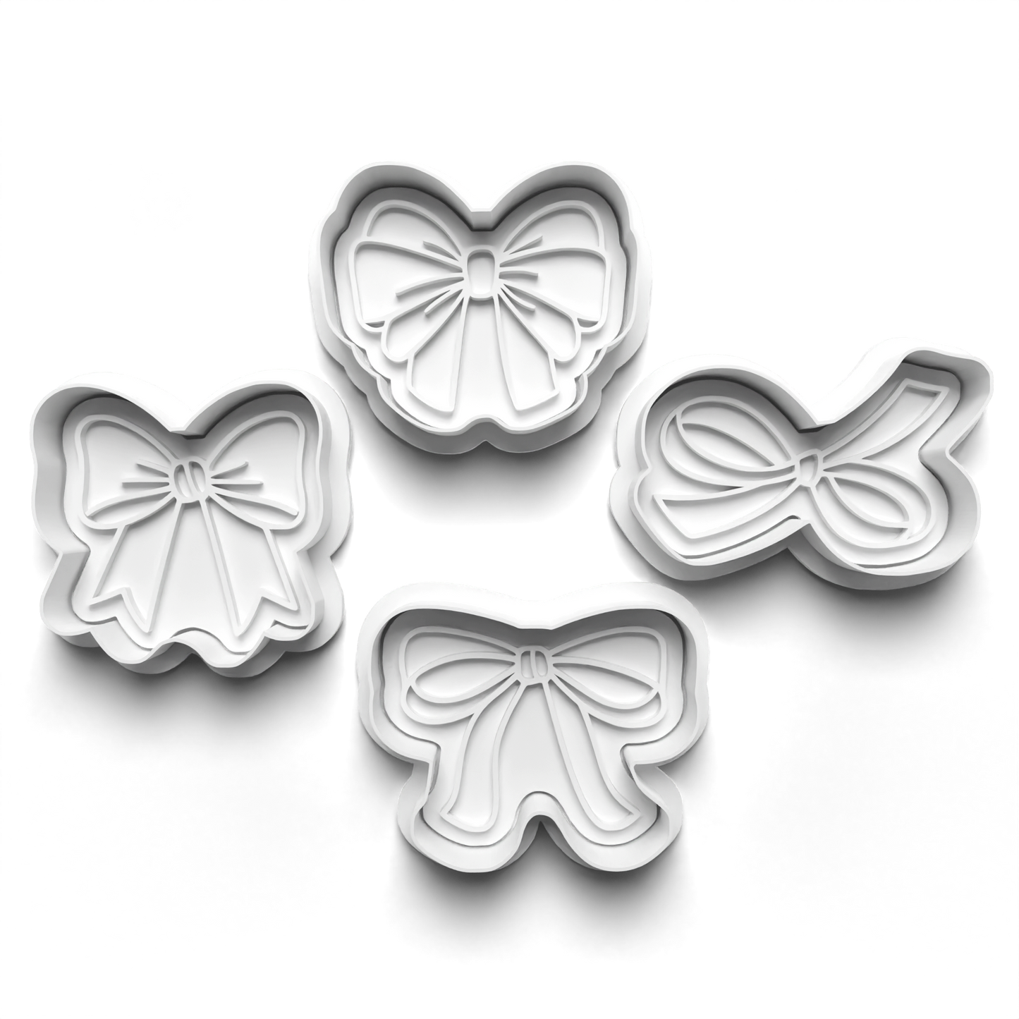coquette Bows stamp and matching cutter - 1116