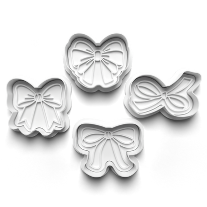 coquette Bows stamp and matching cutter - 1116