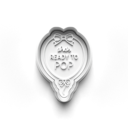 Ready to pop stamp and matching cutter - 1118