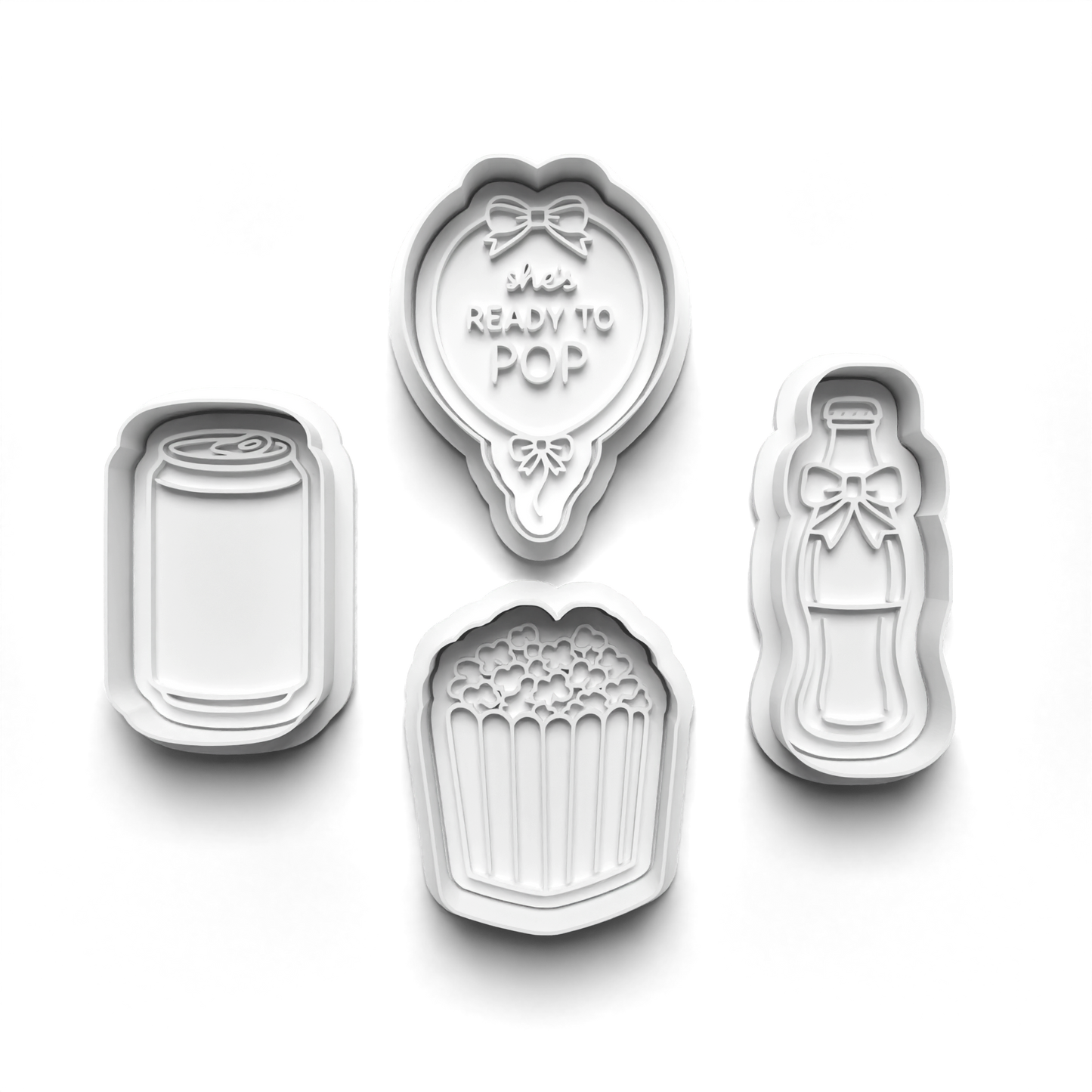 Ready to pop stamp and matching cutter - 1118
