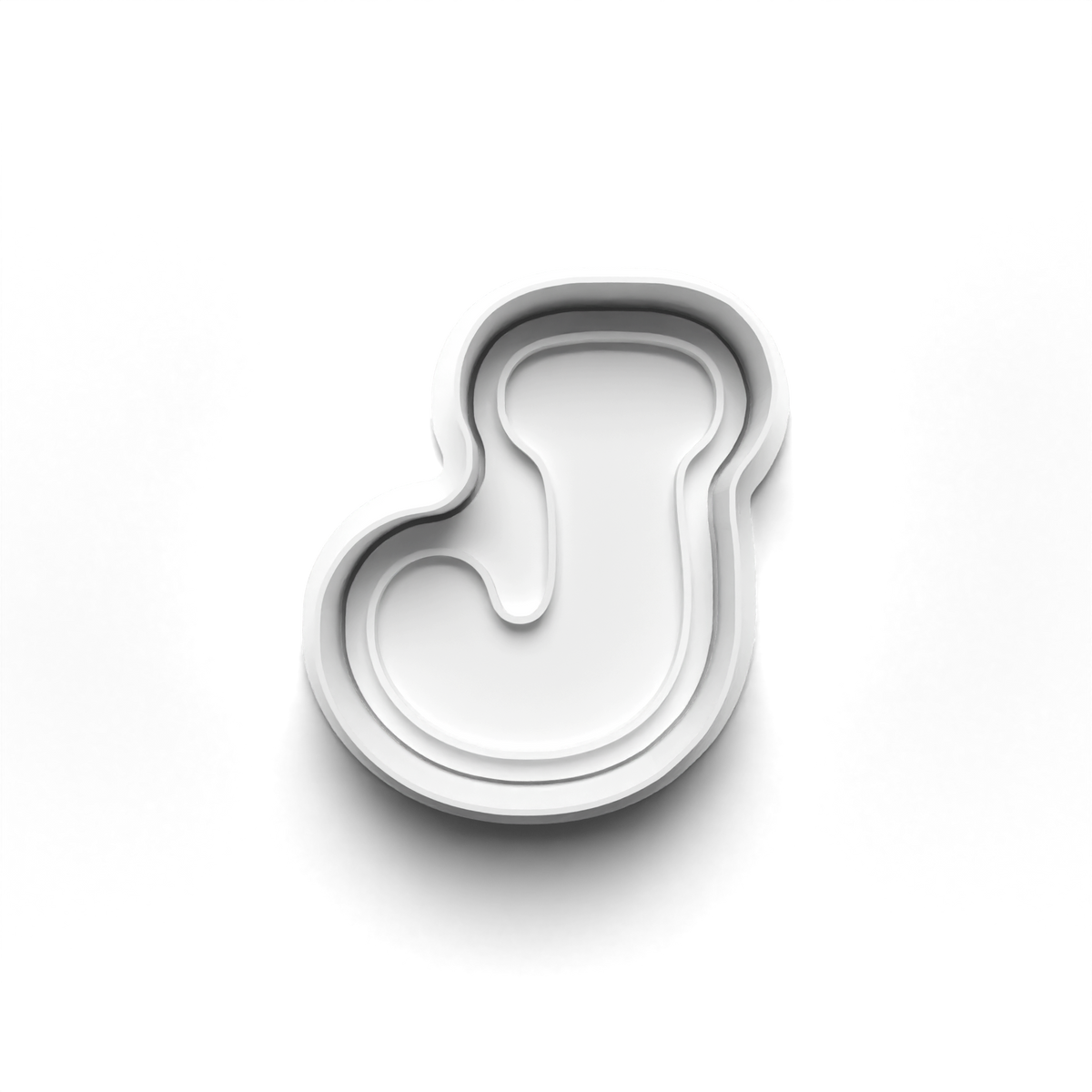 Bubble puffy Alphabet Cookie Cutter & Stamp – Individual Letters or Full A–Z Set 1232_2