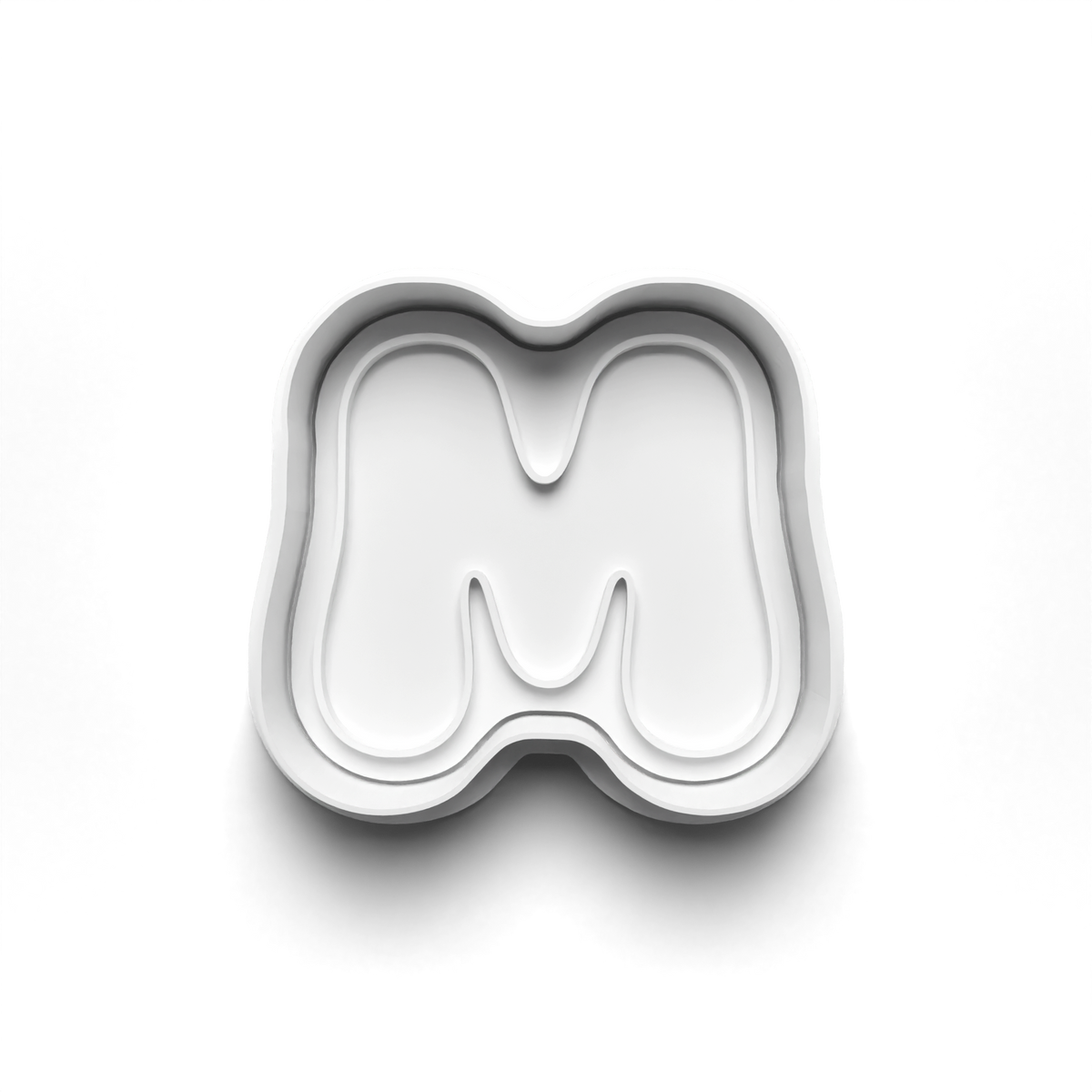 Bubble puffy Alphabet Cookie Cutter & Stamp – Individual Letters or Full A–Z Set 1232_2