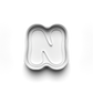 Bubble puffy Alphabet Cookie Cutter & Stamp – Individual Letters or Full A–Z Set 1232_2