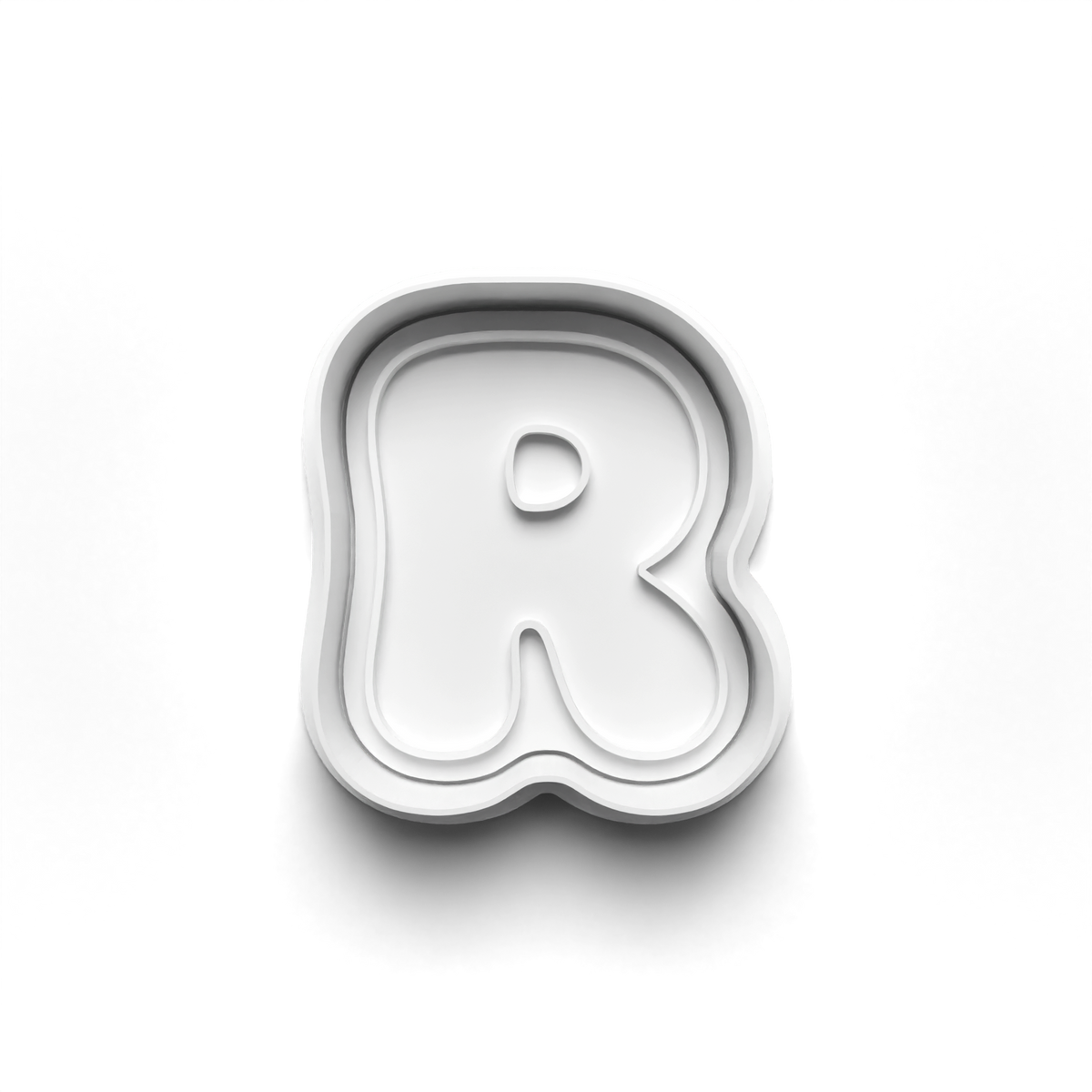 Bubble puffy Alphabet Cookie Cutter & Stamp – Individual Letters or Full A–Z Set 1232_2