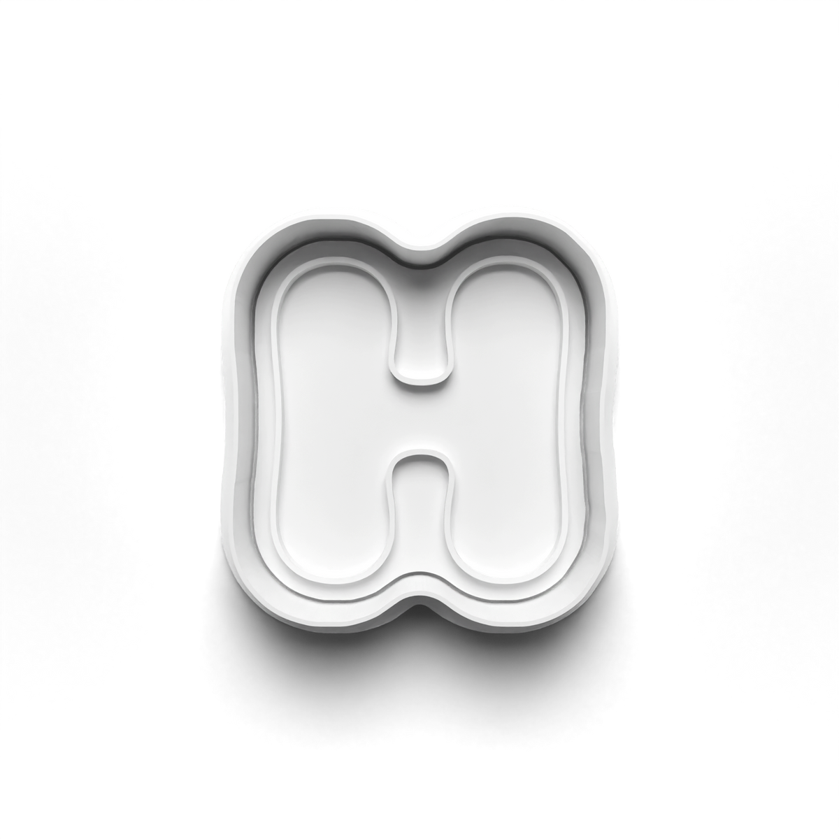 Bubble puffy Alphabet Cookie Cutter & Stamp – Individual Letters or Full A–Z Set 1232_2