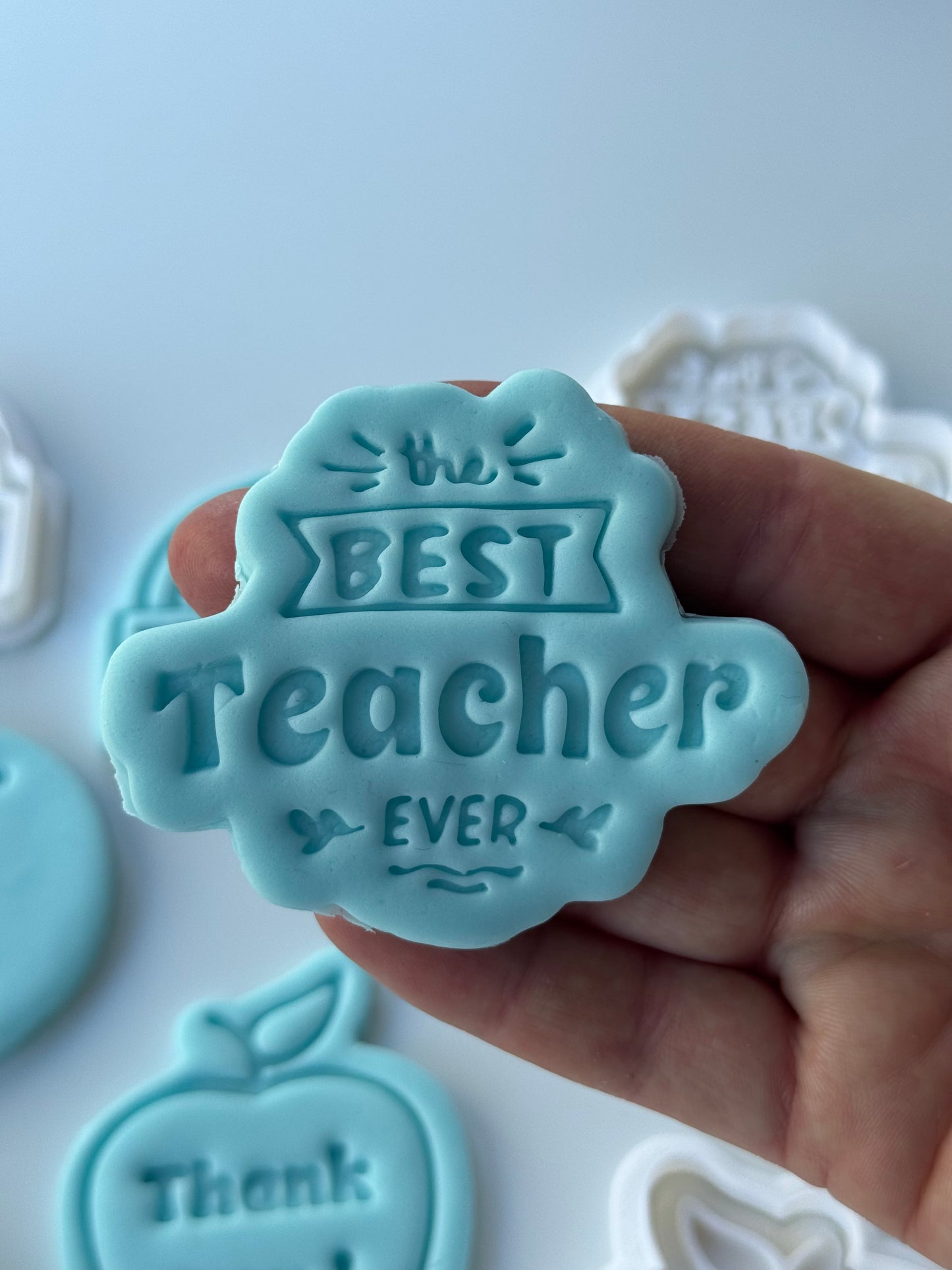 Thank you Teacher cutters and stamps - 0710