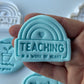Thank you Teacher cutters and stamps - 0710