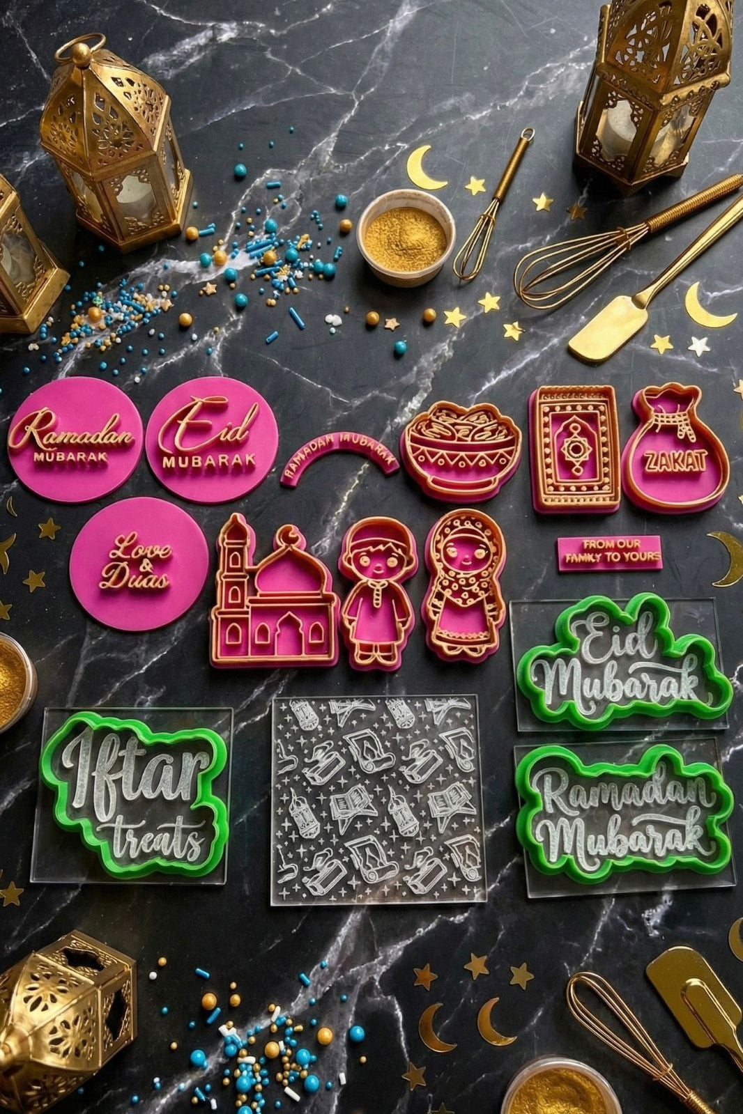Eid/Ramadan box Deal- as per image deboss and cutters