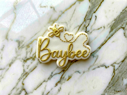Bee theme - baybee deboss and cutter
