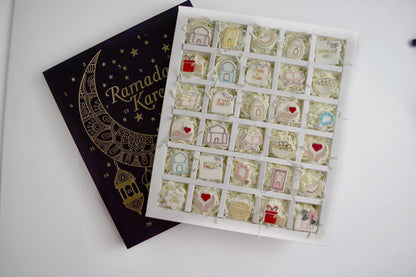 Ramadan Calendar - Eid inpsired Calendar - deboss + cutter M1103