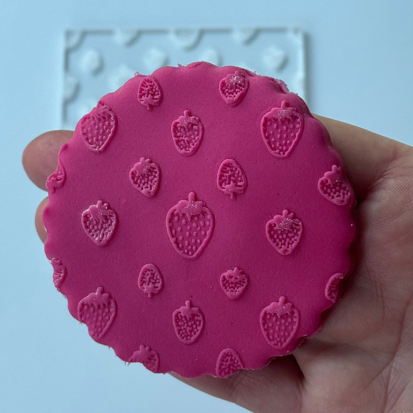 Strawberry deboss pattern - texture n2