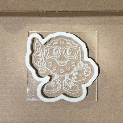 Teacher collection Debossing - smart cookie + matching cutter