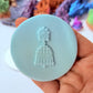 jhumka earring deboss disc for cupcake
