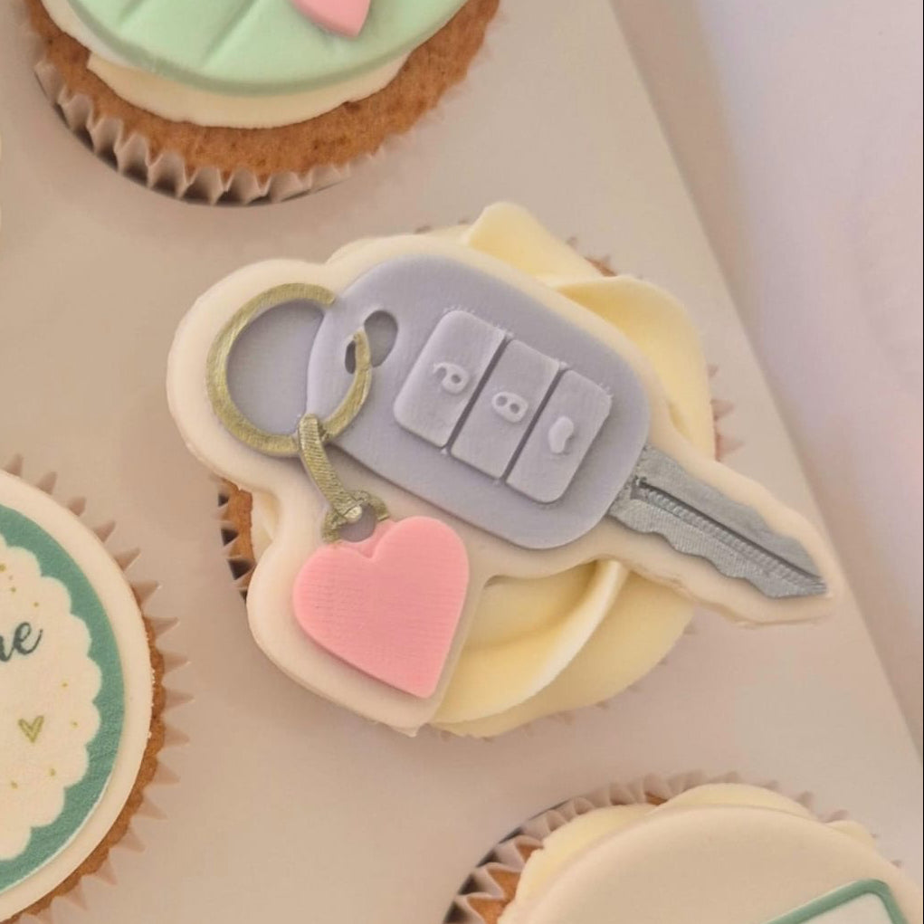 Car Key 3D Deboss & Matching Cookie Cutter