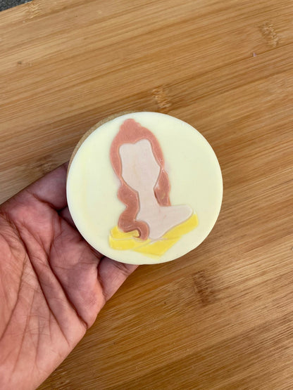 Princess Belle - debossing (pop out)