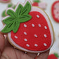 3D strawberry deboss and matching cutter