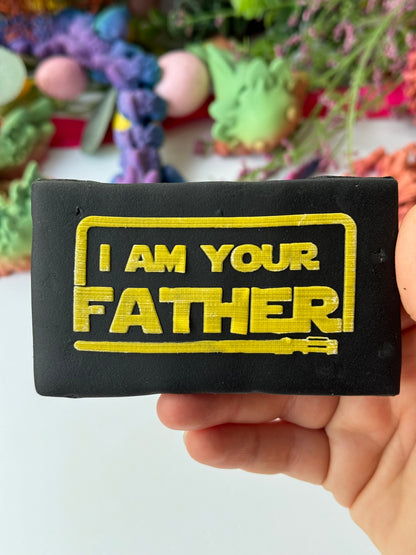 Star Wars - I am your Father -  Dart Vader- Deboss + matching cutter - Father’s Day collection