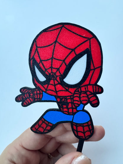 Spiderman cake topper or charm