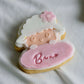 Sheep Name Plaque flower - 3D deboss and matching cutter
