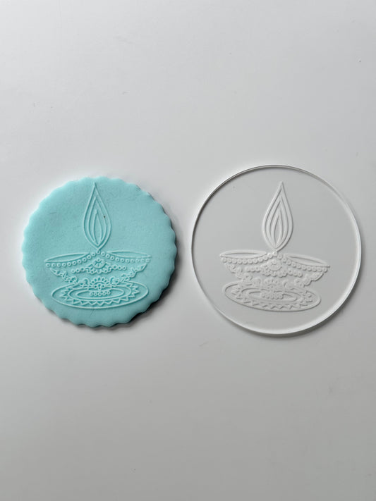 Candle Diwali d2 deboss