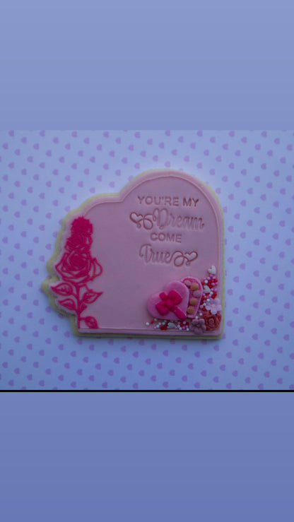 Valentine arch 2 debossing + matching cutter