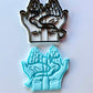 Praying hands stamp and cutter M1068