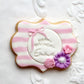 Happy Birthday curved Embossing - stamp - set of 3 - M1109