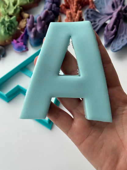 Plain letters Alphabet- cookie cutter