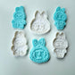 cartoon monster - set of 3 - cutter + stamp