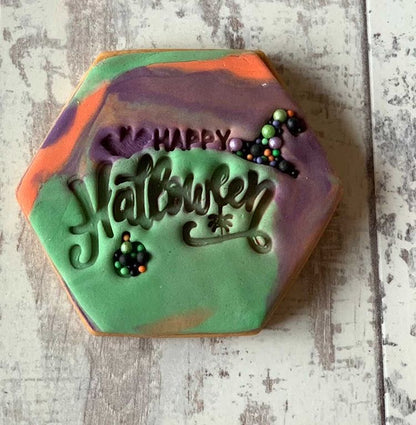 Halloween stamps embossing for cupcakes collection 2020