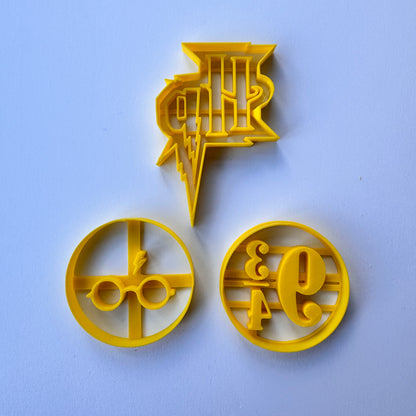 Harry Potter Magic wizard-Inspired Cookie cutter cake decoration fondant