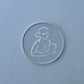 Breastfeeding - mom baby - deboss