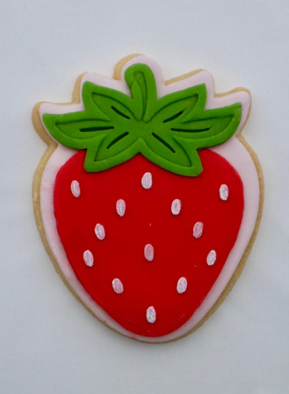 3D strawberry deboss and matching cutter