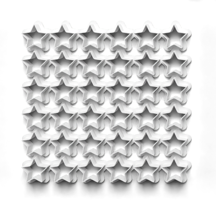 Multicutter star cutter from 2 cm to 6 cm _0969