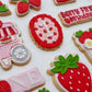 Strawberry Basket 3D deboss and matching cutter