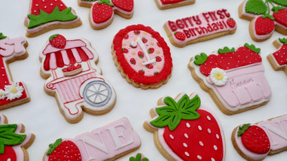 Strawberry Basket 3D deboss and matching cutter