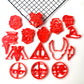 Harry Potter-Inspired Cookie cutter cake decoration fondant MEG cookie cutters
