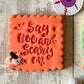 Halloween stamps embossing for cupcakes collection 2020