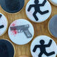Murder gun deboss MEG cookie cutters
